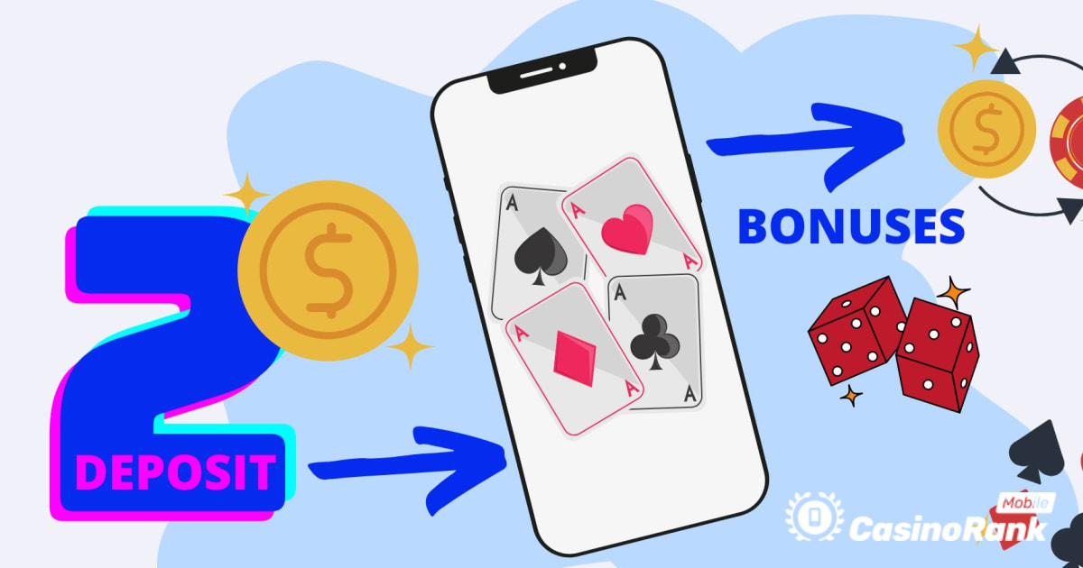 Lista celor mai bune cazinouri mobile cu depozit de 2 USD din 2024