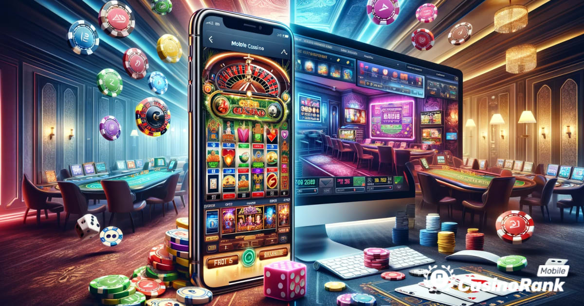 Cazinouri mobile vs cazinouri online: o comparație detaliată
