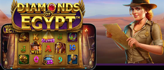 Pragmatic Play lansează slotul Diamonds of Egypt cu 4 jackpot-uri interesante